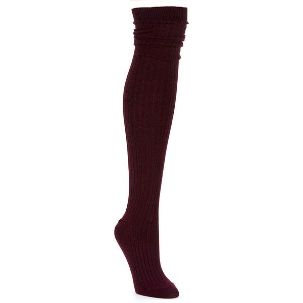 Marled Ribbed Over The Knee Sock Tootsies Rockridge And Crush On College 