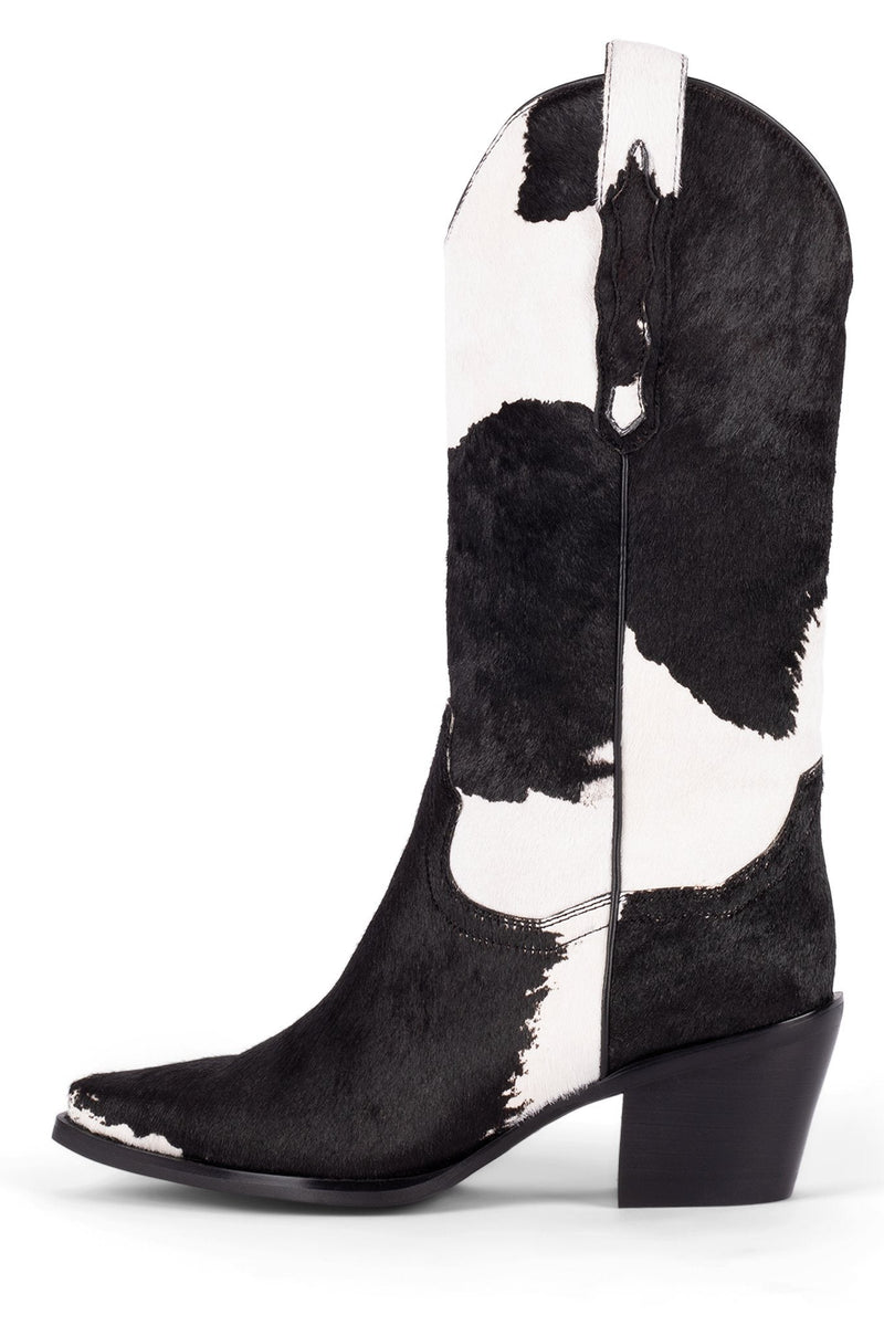 Jeffrey campbell 2025 cowhide boots