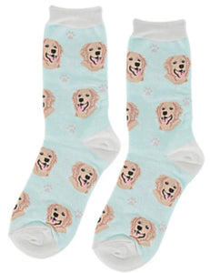 Golden Retriever Socks - Unisex - Fun Novelty Dog Socks