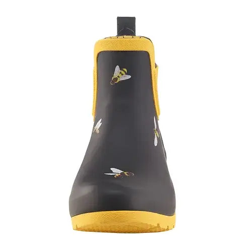 Chelsea Rain Boot Black Bees