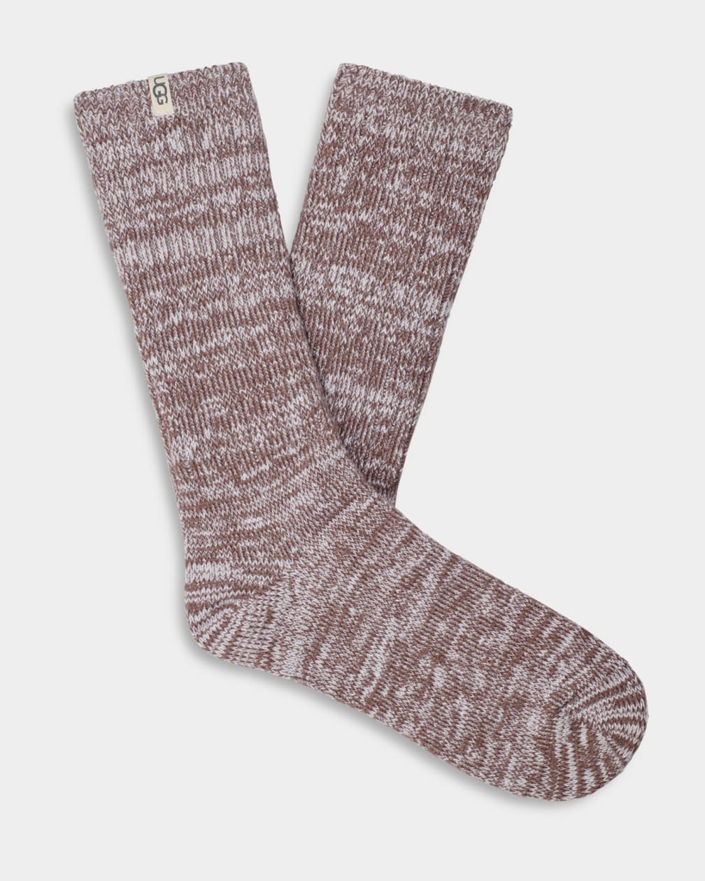 Rib Knit Slouchy Crew Sock