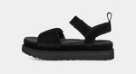 Load image into Gallery viewer, Goldenstar Platform Sandal Black
