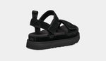 Load image into Gallery viewer, Goldenstar Platform Sandal Black
