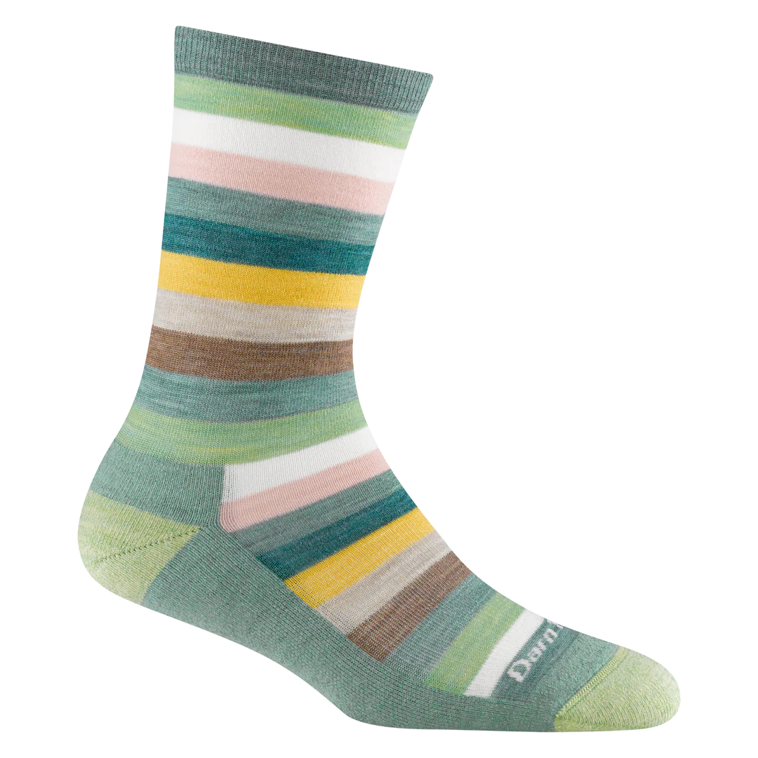 Women's Mystic Stripe Crew Lightweight Lifestyle Sock