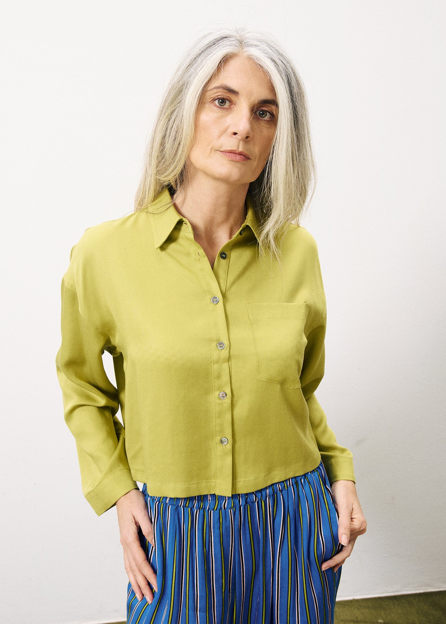 Polly Women's Olive Shirt