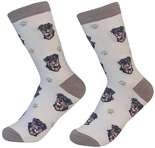 Rottweiler Socks - Unisex - Fun Novelty Dog Socks