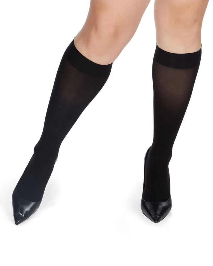 Micro Fiber Opaque Knee High Tights