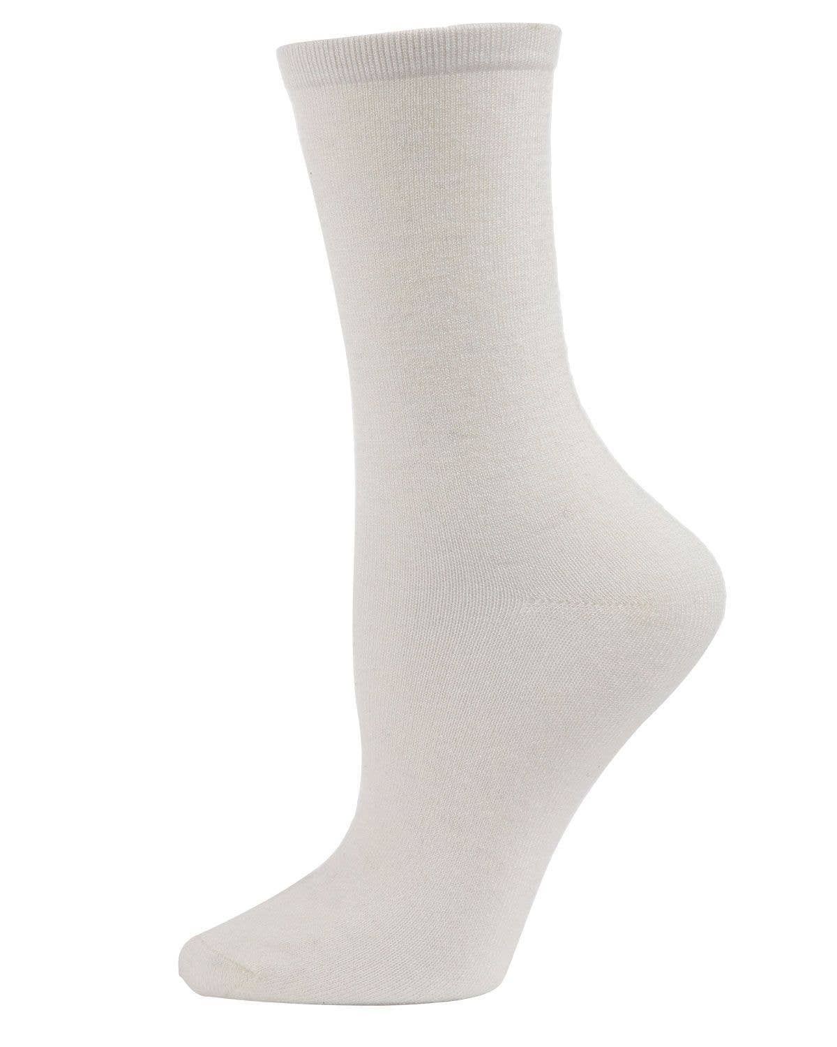 MeMoi Flatknit Cashmere Crew Sock