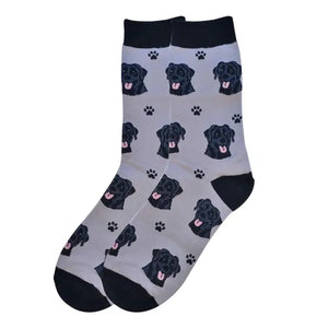 Black Labrador - Unisex - Fun Novelty Dog Socks