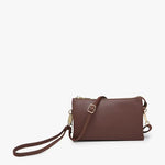 Load image into Gallery viewer, Riley Monogrammable 3 Compartment Crossbody/Wristlet
