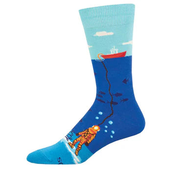 Deep Sea Diver Men's Crew Socks