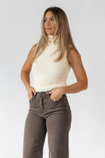 Load image into Gallery viewer, Lexie Sleeveless Turtleneck Sweater
