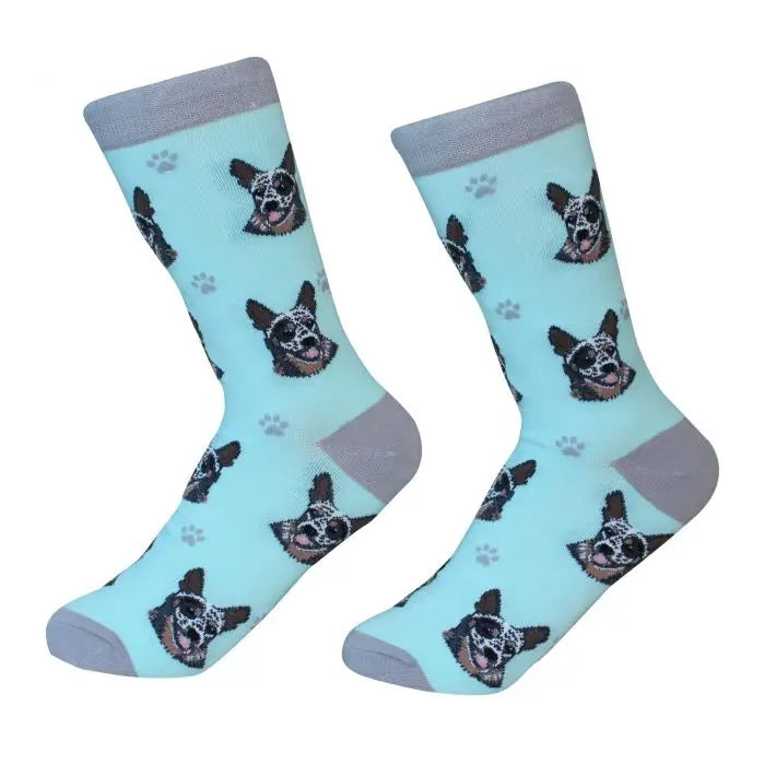 Australian Cattle Dog Socks - Unisex - Fun Novelty Socks