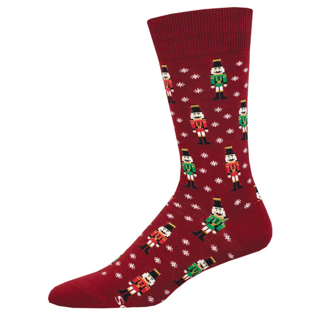 Men's Nutcracker Cotton Crew Socks