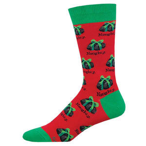 Men's Naughty Cotton Crew Socks