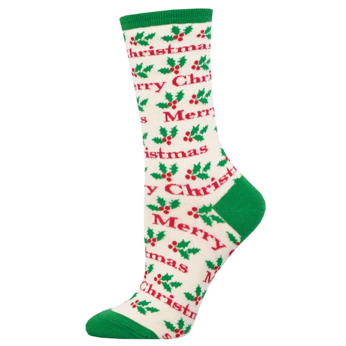 Merry Christmas Cotton Crew Socks