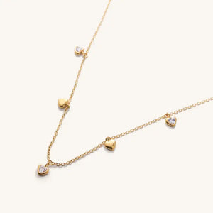 Amore Gold Heart Necklace