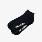 Load image into Gallery viewer, Oaklandish Grip Low Crew Sock Black
