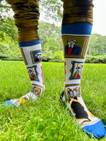 Load image into Gallery viewer, Dog Cat Art Men&#39;s Socks
