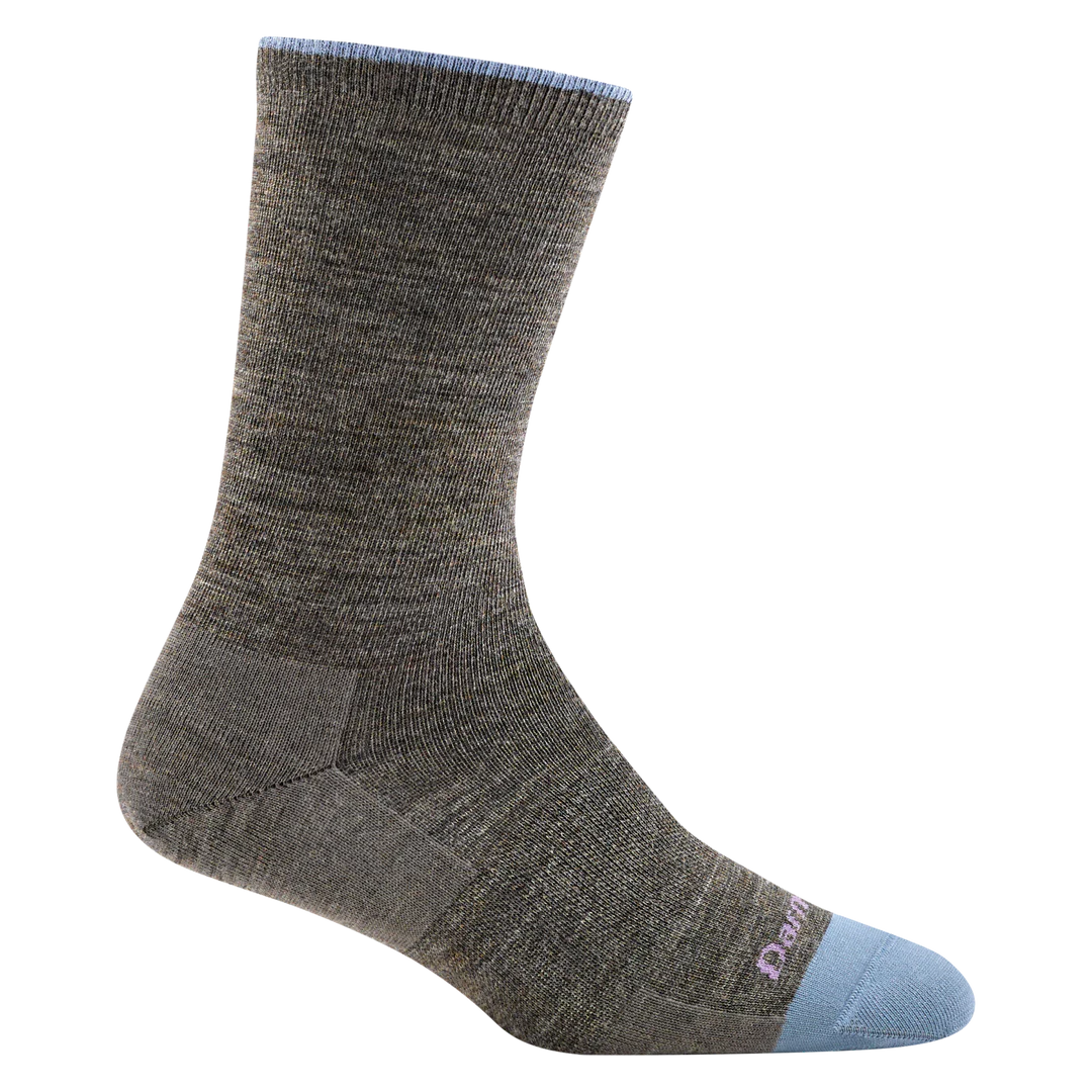 Women's Solid Basic Crew Lightweight Lifestyle Sock