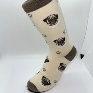 Pug Socks - Fun Novelty Dog Socks - Unisex