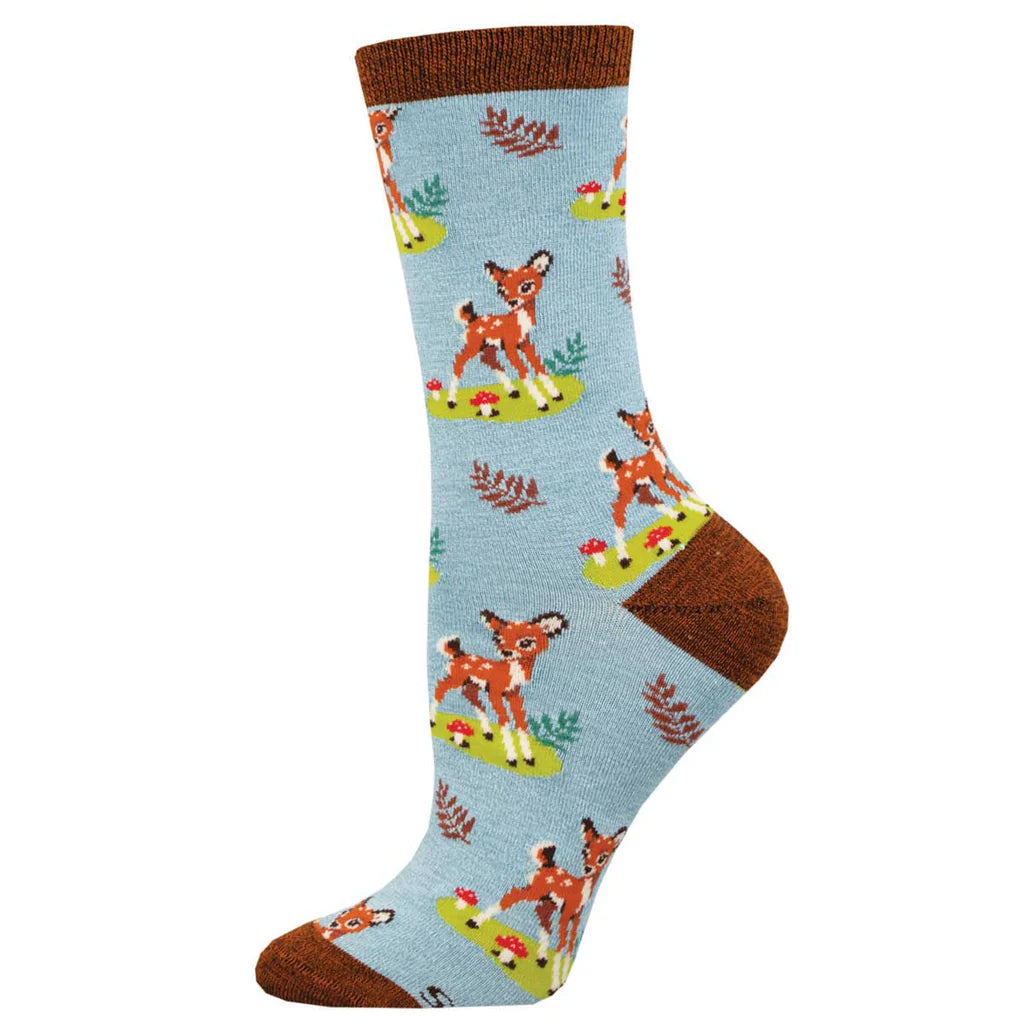 Oh Deer, You're Cute Women's Bamboo Socks