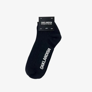 Oaklandish Grip Low Crew Sock Black