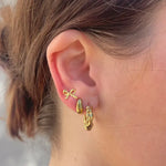 Load image into Gallery viewer, Dainty Bow Studs- Gold
