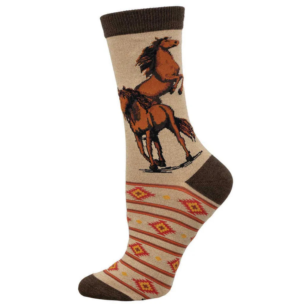 Wild, Wild, Horses Women's Bamboo Socks