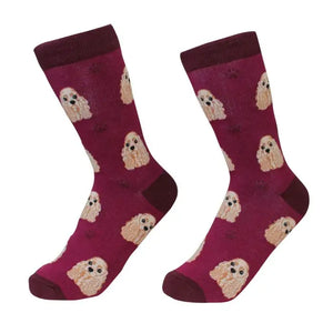 Cocker Spaniel Socks - Fun Novelty Dog Socks - Unisex