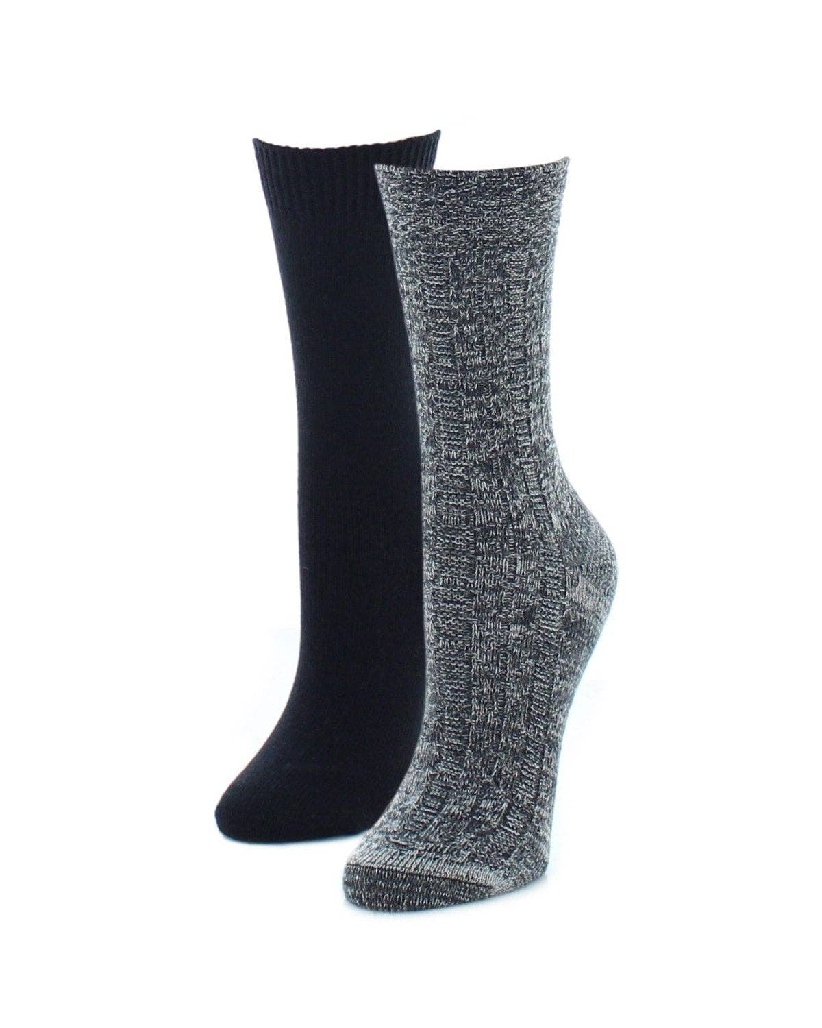 MeMoi Celtic Wave Fuzzy Boot Sock 2-Pack