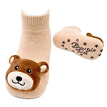 Load image into Gallery viewer, Teddy Bear Boogie Toes Rattle Socks
