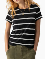 Load image into Gallery viewer, The Perfect Tee Black Stripe
