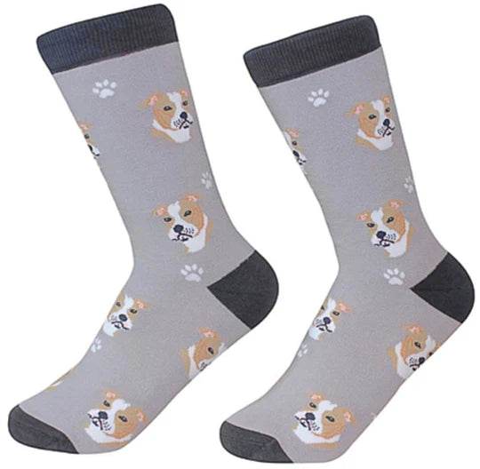 Pit Bull Socks - Unisex - Fun Novelty Dog Socks