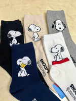 Load image into Gallery viewer, Peanuts 3D Snoopy Ankle Mid Calf Socks-Cotton Ultra Soft
