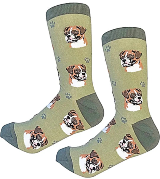 Boxer Socks - Unisex - Fun Novelty Dog Socks