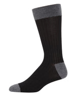 Load image into Gallery viewer, Men&#39;s Ribbed Luxuriously Cashmere Crew Socks
