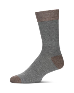 Men's Dipped Luxuriously Cashmere Crew Socks