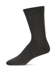 Men's Solid Luxuriously Cashmere Crew Socks