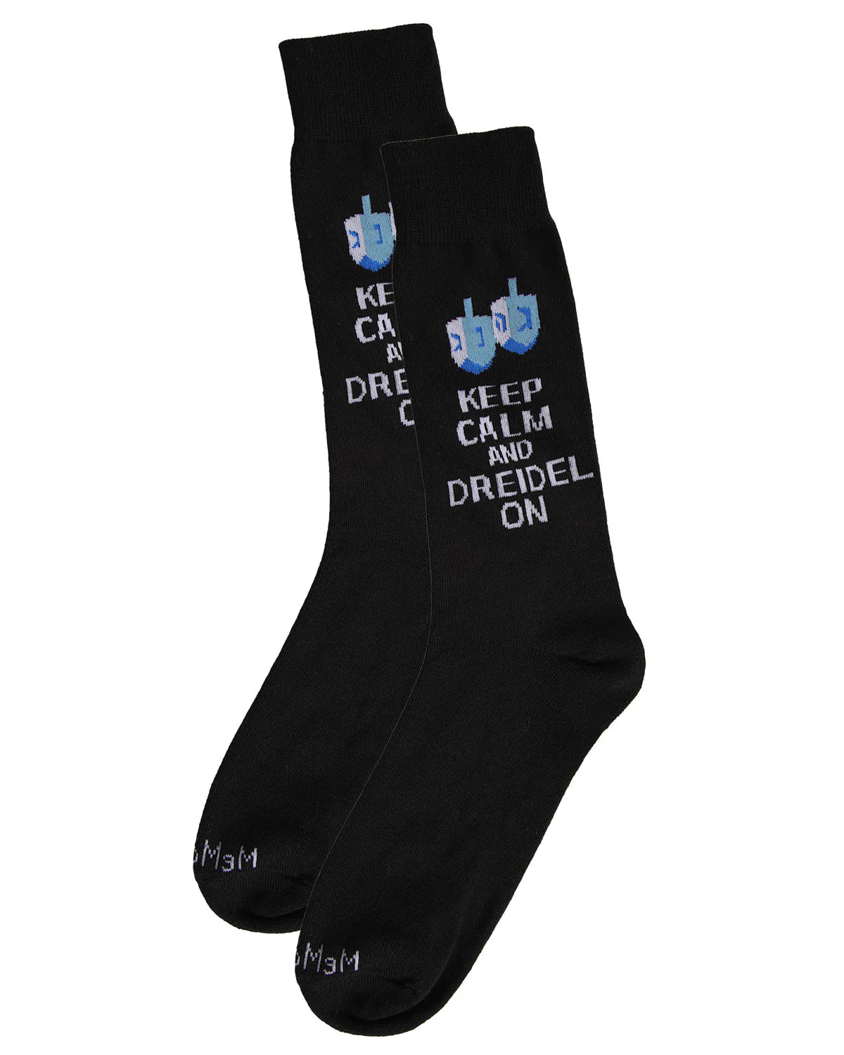 Men's Keep Calm Dreidel Crew Socks