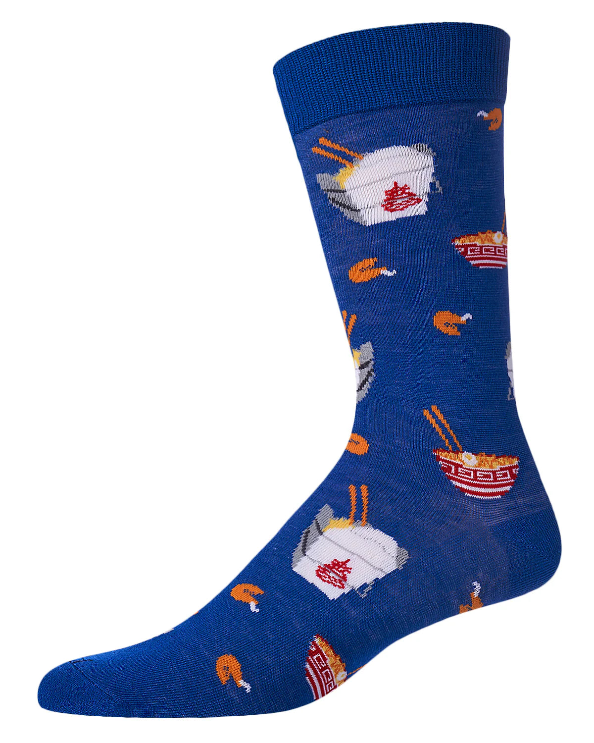 Men's Let’s Order Takeout Bamboo Crew Socks