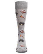 Load image into Gallery viewer, Men&#39;s Law N Order Bamboo Blend Crew Socks
