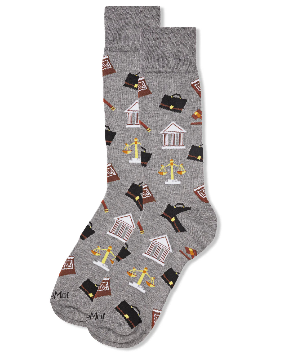 Men's Law N Order Bamboo Blend Crew Socks