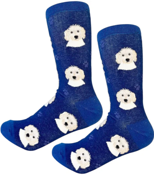 Goldendoodle - Unisex - Fun Novelty Dog Crew Socks