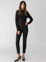 Load image into Gallery viewer, Runway Legging - Garnet Plaid
