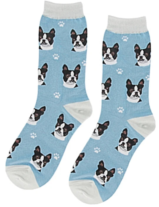 Boston Terrier Socks - Fun Novelty Dog Socks - Unisex