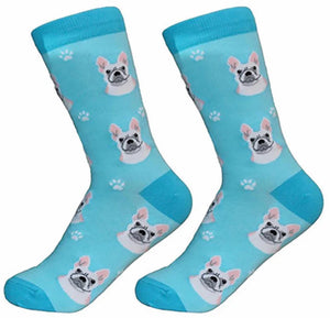 French Bulldog Socks - Unisex - Fun Novelty Crew Dog Socks