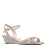 Load image into Gallery viewer, Flora Mid Heel Wedge Sandal
