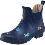 Load image into Gallery viewer, Chelsea Rain Boot Navy Butterfly
