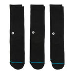 Load image into Gallery viewer, Icon 3 Pack Men&#39;s Socks - Black
